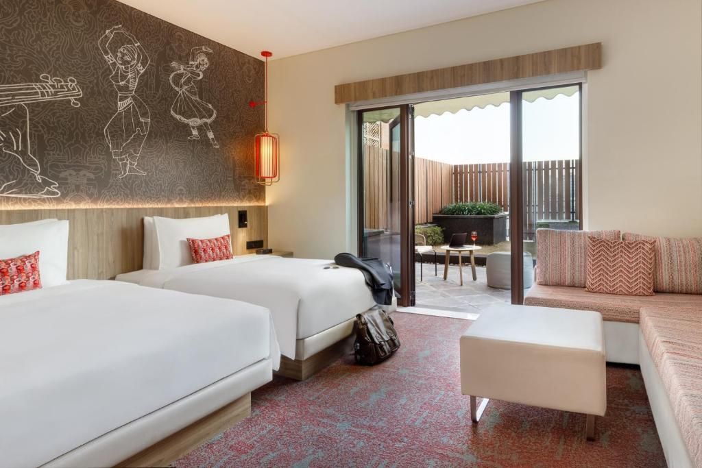 2 Twin Beds with Sit-Out Terrace – Premier